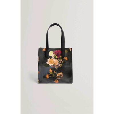 Ted Baker γυναικεία τσάντα ώμου με rose print "Quencon Small" - 285548 Μαύρο ONE SIZE Ted Baker γυναικεία τσάντα ώμου με rose print "Quencon Small" - 285548 Μαύρο ONE SIZE