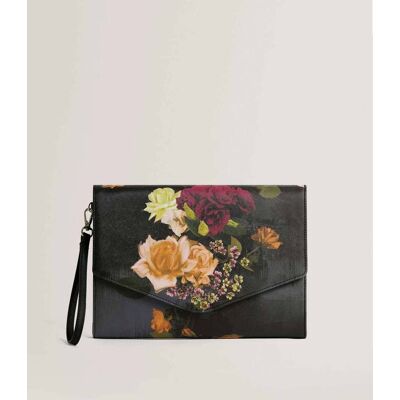 Ted Baker γυναικεία τσάντα φάκελος με floral print "Alixx" - 285613 Μαύρο ONE SIZE Ted Baker γυναικεία τσάντα φάκελος με floral print "Alixx" - 285613 Μαύρο ONE SIZE