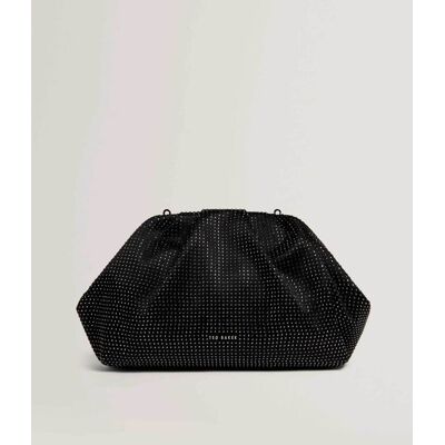 Ted Baker γυναικείο τσαντάκι clutch με στρας "Anssa" - 286257 Μαύρο ONE SIZE Ted Baker γυναικείο τσαντάκι clutch με στρας "Anssa" - 286257 Μαύρο ONE SIZE