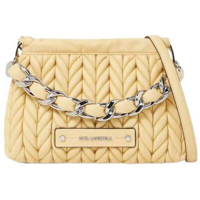 Karl Lagerfeld γυναικεία τσάντα crossbody "Weave Small" - B2W30035 Κίτρινο Ανοιχτό ONE SIZE Karl Lagerfeld γυναικεία τσάντα crossbody "Weave Small" - B2W30035 Κίτρινο Ανοιχτό ONE SIZE