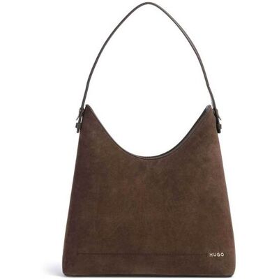 Hugo γυναικεία τσάντα hobo "Yorih Large" - 50574542 Καφέ Σκούρο ONE SIZE Hugo γυναικεία τσάντα hobo "Yorih Large" - 50574542 Καφέ Σκούρο ONE SIZE