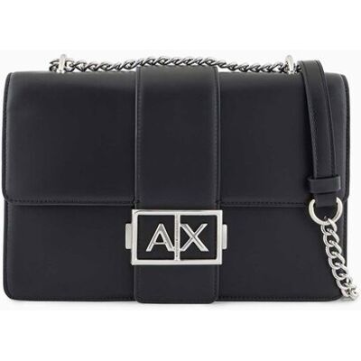 Giorgio Armani Exchange γυναικεία τσάντα ώμου με αλυσίδα - XW000070AF12039 Μαύρο ONE SIZE Giorgio Armani Exchange γυναικεία τσάντα ώμου με αλυσίδα - XW000070AF12039 Μαύρο ONE SIZE