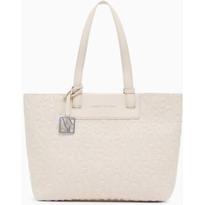 Giorgio Armani Exchange γυναικεία τσάντα shopper με all-over logo print - XW001481AF15774 Μπεζ ONE SIZE Giorgio Armani Exchange γυναικεία τσάντα shopper με all-over logo print - XW001481AF15774 Μπεζ ONE SIZE