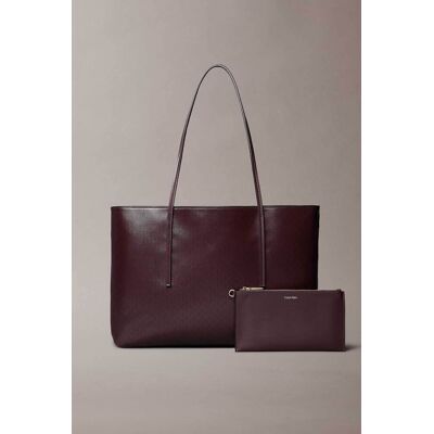 Calvin Klein Jeans γυναικεία τσάντα tote με all-over logo print - LV04F3266G Μπορντό ONE SIZE Calvin Klein Jeans γυναικεία τσάντα tote με all-over logo print - LV04F3266G Μπορντό ONE SIZE