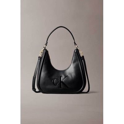 Calvin Klein Jeans γυναικεία τσάντα ώμου με ανάγλυφο monogram (S) - LV04F3561G Μαύρο ONE SIZE Calvin Klein Jeans γυναικεία τσάντα ώμου με ανάγλυφο monogram (S) - LV04F3561G Μαύρο ONE SIZE