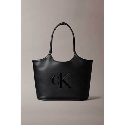 Calvin Klein Jeans γυναικεία τσάντα tote με ανάγλυφο monogram - LV04F3562G Μαύρο ONE SIZE Calvin Klein Jeans γυναικεία τσάντα tote με ανάγλυφο monogram - LV04F3562G Μαύρο ONE SIZE