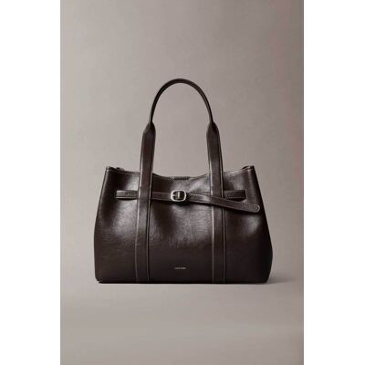 Calvin Klein Jeans γυναικεία τσάντα tote με λογότυπο (M) - LV04F3549G Καφέ Σκούρο ONE SIZE Calvin Klein Jeans γυναικεία τσάντα tote με λογότυπο (M) - LV04F3549G Καφέ Σκούρο ONE SIZE