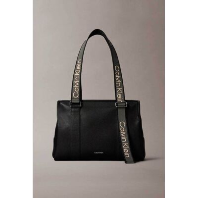 Calvin Klein Jeans γυναικεία τσάντα tote με λογότυπο - LV04F3644G Μαύρο ONE SIZE Calvin Klein Jeans γυναικεία τσάντα tote με λογότυπο - LV04F3644G Μαύρο ONE SIZE