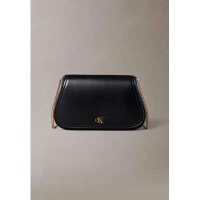 Calvin Klein Jeans γυναικεία τσάντα ώμου με αλυσίδα και monogram - LV04F1153G Μαύρο ONE SIZE Calvin Klein Jeans γυναικεία τσάντα ώμου με αλυσίδα και monogram - LV04F1153G Μαύρο ONE SIZE
