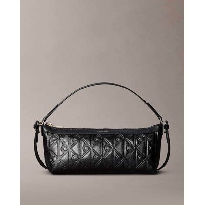 Calvin Klein Jeans γυναικεία τσάντα ώμου με all-over monogram - LV04F3873G Μαύρο ONE SIZE Calvin Klein Jeans γυναικεία τσάντα ώμου με all-over monogram - LV04F3873G Μαύρο ONE SIZE