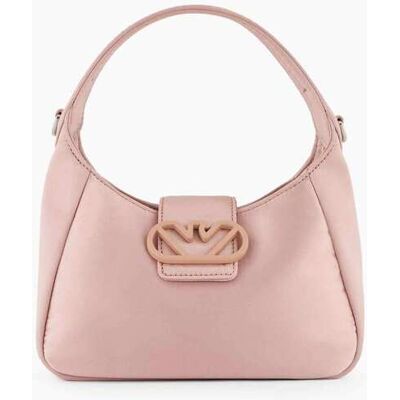 Giorgio Armani Emporio Armani γυναικεία mini τσάντα χειρός μονόχρωμη με σατέν όψη και ανάγλυφο έμβλημα - Y3E235YWR2V Nude ONE SIZE Giorgio Armani Emporio Armani γυναικεία mini τσάντα χειρός μονόχρωμη με σατέν όψη και ανάγλυφο έμβλημα - Y3E235YWR2V Nude ONE SIZE