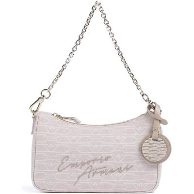 Giorgio Armani Emporio Armani γυναικεία υφασμάτινη τσάντα ώμου με all-over logo και κεντημένο λογότυπο - EW001892AF16095 Εκρού ONE SIZE Giorgio Armani Emporio Armani γυναικεία υφασμάτινη τσάντα ώμου με all-over logo και κεντημένο λογότυπο - EW001892AF16095 Εκρού ONE SIZE
