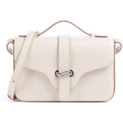 Giorgio Armani Emporio Armani γυναικεία δερμάτινη τσάντα crossbody με μεταλλικό λογότυπο - EW004419AF25356 Κρέμ ONE SIZE Giorgio Armani Emporio Armani γυναικεία δερμάτινη τσάντα crossbody με μεταλλικό λογότυπο - EW004419AF25356 Κρέμ ONE SIZE