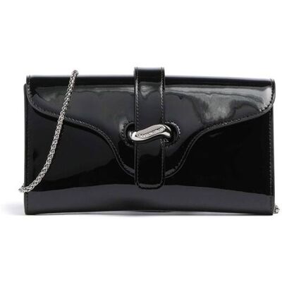 Giorgio Armani Emporio Armani γυναικεία δερμάτινη τσάντα crossbody λουστρίνι με μεταλλικό λογότυπο - EW004420AF25357 Μαύρο ONE SIZE Giorgio Armani Emporio Armani γυναικεία δερμάτινη τσάντα crossbody λουστρίνι με μεταλλικό λογότυπο - EW004420AF25357 Μαύρο ONE SIZE