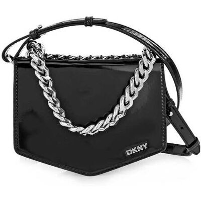 DKNY γυναικεία τσάντα crossbody με μεταλλικό λογότυπο "Riona" - R54EDO11 Μαύρο ONE SIZE DKNY γυναικεία τσάντα crossbody με μεταλλικό λογότυπο "Riona" - R54EDO11 Μαύρο ONE SIZE