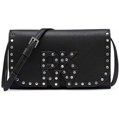 DKNY γυναικεία τσάντα crossbody με ανάγλυφο λογότυπο και τρουκς "Nicole" - R54EAJ40 Μαύρο ONE SIZE DKNY γυναικεία τσάντα crossbody με ανάγλυφο λογότυπο και τρουκς "Nicole" - R54EAJ40 Μαύρο ONE SIZE