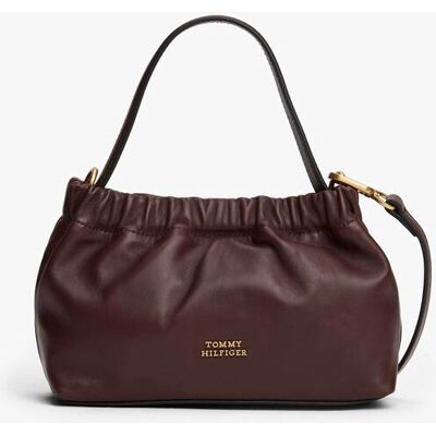 Tommy Hilfiger γυναικείο τσαντάκι ώμου/crossbody με αλυσίδα και μεταλλικό λογότυπο - AW0AW18306 Καφέ Σκούρο ONE SIZE Tommy Hilfiger γυναικείο τσαντάκι ώμου/crossbody με αλυσίδα και μεταλλικό λογότυπο - AW0AW18306 Καφέ Σκούρο ONE SIZE