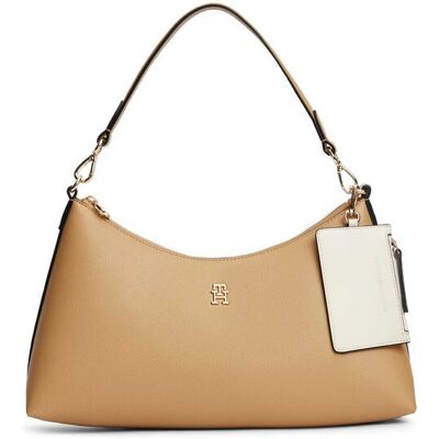 Tommy Hilfiger γυναικεία τσάντα ώμου "Icon" - AW0AW18720 Μπεζ ONE SIZE Tommy Hilfiger γυναικεία τσάντα ώμου "Icon" - AW0AW18720 Μπεζ ONE SIZE