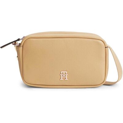 Tommy Hilfiger γυναικεία τσάντα crossbody με μεταλλικό λογότυπο - AW0AW18741 Μπεζ ONE SIZE Tommy Hilfiger γυναικεία τσάντα crossbody με μεταλλικό λογότυπο - AW0AW18741 Μπεζ ONE SIZE