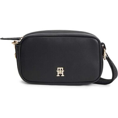 Tommy Hilfiger γυναικεία τσάντα crossbody με μεταλλικό λογότυπο - AW0AW18741 Μαύρο ONE SIZE Tommy Hilfiger γυναικεία τσάντα crossbody με μεταλλικό λογότυπο - AW0AW18741 Μαύρο ONE SIZE