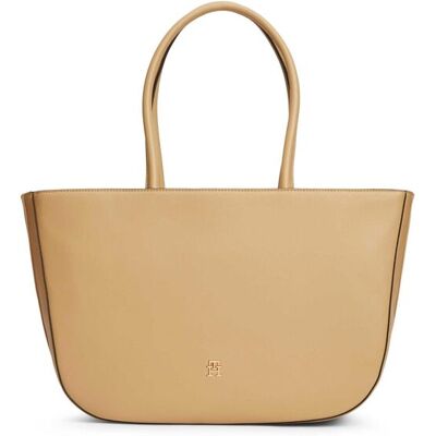 Tommy Hilfiger γυναικεία τσάντα ώμου tote "Icon" - AW0AW18742 Μπεζ ONE SIZE Tommy Hilfiger γυναικεία τσάντα ώμου tote "Icon" - AW0AW18742 Μπεζ ONE SIZE