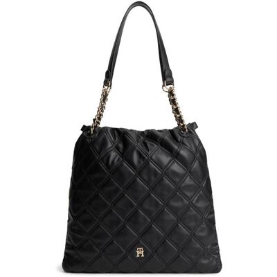 Tommy Hilfiger γυναικεία τσάντα ώμου tote καπιτονέ - AW0AW18719 Μαύρο ONE SIZE Tommy Hilfiger γυναικεία τσάντα ώμου tote καπιτονέ - AW0AW18719 Μαύρο ONE SIZE
