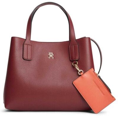 Tommy Hilfiger γυναικεία τσάντα χειρός - AW0AW18722 Μπορντό ONE SIZE Tommy Hilfiger γυναικεία τσάντα χειρός - AW0AW18722 Μπορντό ONE SIZE