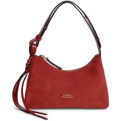 Tommy Hilfiger γυναικεία τσάντα ώμου suede - AW0AW18823 Κόκκινο ONE SIZE Tommy Hilfiger γυναικεία τσάντα ώμου suede - AW0AW18823 Κόκκινο ONE SIZE
