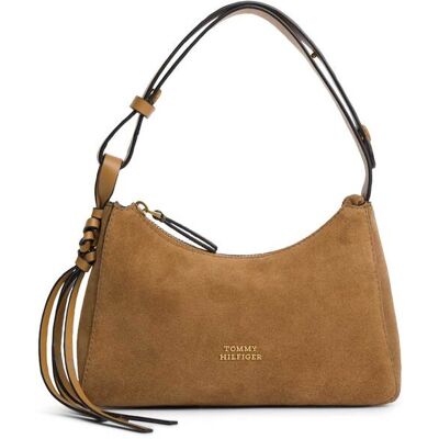 Tommy Hilfiger γυναικεία τσάντα ώμου suede - AW0AW18823 Ταμπά ONE SIZE Tommy Hilfiger γυναικεία τσάντα ώμου suede - AW0AW18823 Ταμπά ONE SIZE
