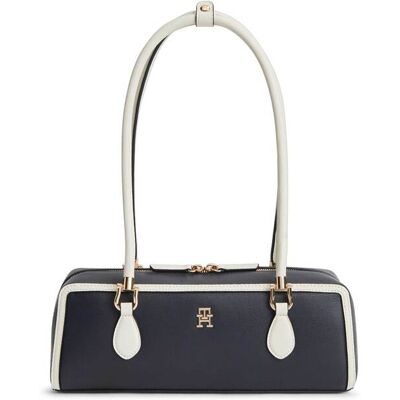 Tommy Hilfiger γυναικεία τσάντα ώμου με colour-blocked λεπτομέρεια - AW0AW18900 Σκούρο Μπλε ONE SIZE Tommy Hilfiger γυναικεία τσάντα ώμου με colour-blocked λεπτομέρεια - AW0AW18900 Σκούρο Μπλε ONE SIZE