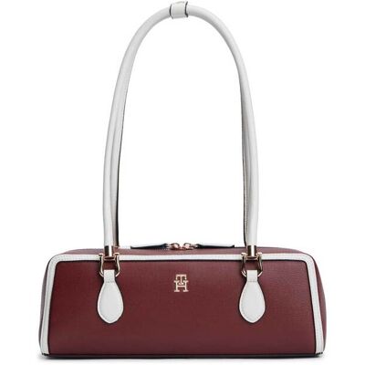 Tommy Hilfiger γυναικεία τσάντα ώμου με colour-blocked λεπτομέρεια - AW0AW18900 Μπορντό ONE SIZE Tommy Hilfiger γυναικεία τσάντα ώμου με colour-blocked λεπτομέρεια - AW0AW18900 Μπορντό ONE SIZE