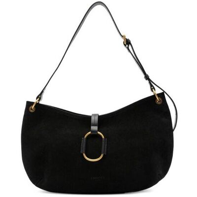 Twinset γυναικεία suede τσάντα ώμου hobo - 262TB7151 Μαύρο ONE SIZE Twinset γυναικεία suede τσάντα ώμου hobo - 262TB7151 Μαύρο ONE SIZE