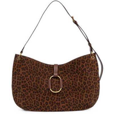 Twinset γυναικεία suede τσάντα ώμου hobo animal print - 262TB7152 Ταμπά ONE SIZE Twinset γυναικεία suede τσάντα ώμου hobo animal print - 262TB7152 Ταμπά ONE SIZE