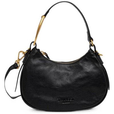 Twinset γυναικεία τσάντα ώμου hobo - 262TB7182 Μαύρο ONE SIZE Twinset γυναικεία τσάντα ώμου hobo - 262TB7182 Μαύρο ONE SIZE