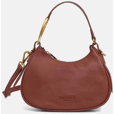 Twinset γυναικεία τσάντα ώμου hobo - 262TB7182 Κεραμιδί ONE SIZE Twinset γυναικεία τσάντα ώμου hobo - 262TB7182 Κεραμιδί ONE SIZE