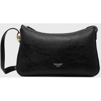 Twinset γυναικεία τσάντα crossbody με μεταλλικό λογότυπο - 262TB7213 Μαύρο ONE SIZE Twinset γυναικεία τσάντα crossbody με μεταλλικό λογότυπο - 262TB7213 Μαύρο ONE SIZE