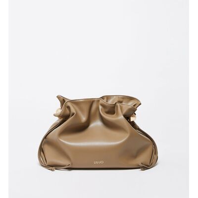 Liu Jo γυναικείo mini bag πουγκί "Riccy Medium" - AA6096E0958 Μπεζ ONE SIZE Liu Jo γυναικείo mini bag πουγκί "Riccy Medium" - AA6096E0958 Μπεζ ONE SIZE