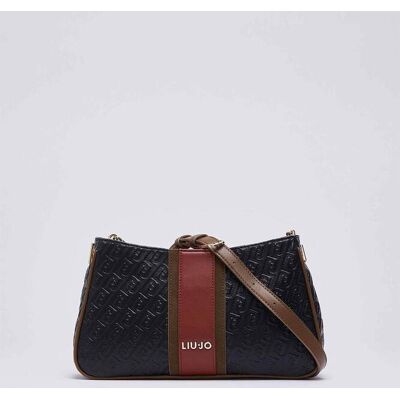 Liu Jo γυναικεία τσάντα crossbody με all-over logo - AF6112E1141 Μαύρο ONE SIZE Liu Jo γυναικεία τσάντα crossbody με all-over logo - AF6112E1141 Μαύρο ONE SIZE