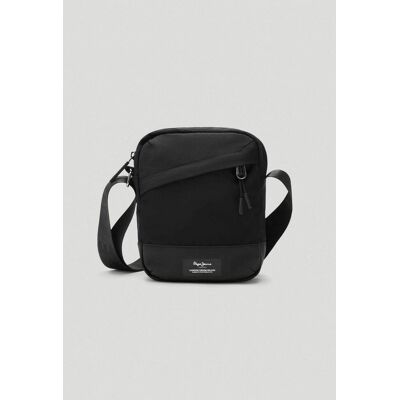 Pepe Jeans ανδρικό τσαντάκι crossbody με λογότυπο "Fred" - PM0300052 Μαύρο ONE SIZE Pepe Jeans ανδρικό τσαντάκι crossbody με λογότυπο "Fred" - PM0300052 Μαύρο ONE SIZE
