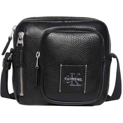 Calvin Klein ανδρικό τσαντάκι crossbody με λογότυπο - LV04D3450G Μαύρο ONE SIZE Calvin Klein ανδρικό τσαντάκι crossbody με λογότυπο - LV04D3450G Μαύρο ONE SIZE