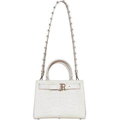 John Richmond γυναικεία δερμάτινη τσάντα tote με croco pattern "Hanuri" - RWP26216BO Εκρού ONE SIZE John Richmond γυναικεία δερμάτινη τσάντα tote με croco pattern "Hanuri" - RWP26216BO Εκρού ONE SIZE