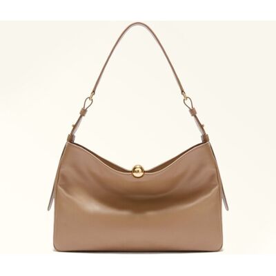 Furla γυναικεία δερμάτινη τσάντα ώμου "Sfera Soft L" - WB01365-BX3168 Μπεζ ONE SIZE Furla γυναικεία δερμάτινη τσάντα ώμου "Sfera Soft L" - WB01365-BX3168 Μπεζ ONE SIZE