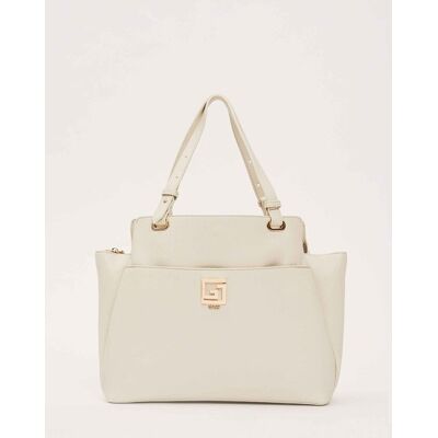 GAUDÍ Gaudi γυναικεία τσάντα tote "Ginnie" - V6AE-12780 Κρέμ ONE SIZE GAUDÍ Gaudi γυναικεία τσάντα tote "Ginnie" - V6AE-12780 Κρέμ ONE SIZE