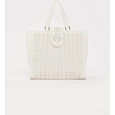 GAUDÍ Gaudi γυναικεία τσάντα tote "Glenda" - V6AE-12860 Λευκό ONE SIZE GAUDÍ Gaudi γυναικεία τσάντα tote "Glenda" - V6AE-12860 Λευκό ONE SIZE