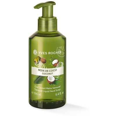 Yves Rocher Liquid Hand Soap Coconut Bottle - Υγρό Σαπούνι Χεριών Καρύδα 190 ml - 50336 Yves Rocher Liquid Hand Soap Coconut Bottle - Υγρό Σαπούνι Χεριών Καρύδα 190 ml - 50336