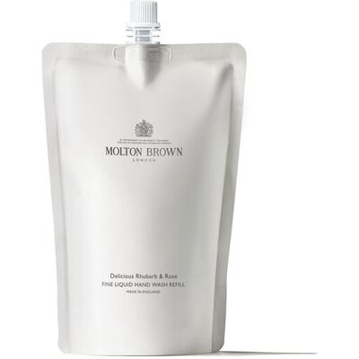 Molton Brown Delicious Rhubarb & Rose Fine Liquid Hand Wash Refill 400 ml - 511843 Molton Brown Delicious Rhubarb & Rose Fine Liquid Hand Wash Refill 400 ml - 511843