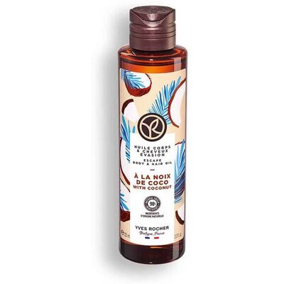 Yves Rocher Body & Hair Oil with Coconut 100 ml - 57384 Yves Rocher Body & Hair Oil with Coconut 100 ml - 57384