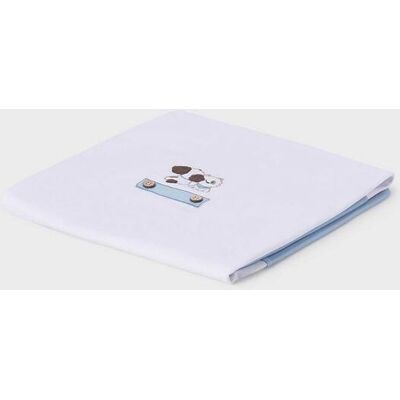 Mayoral βρεφική κουβέρτα με κέντημα - 9026-S26 Σιελ ONE SIZE Mayoral βρεφική κουβέρτα με κέντημα - 9026-S26 Σιελ ONE SIZE