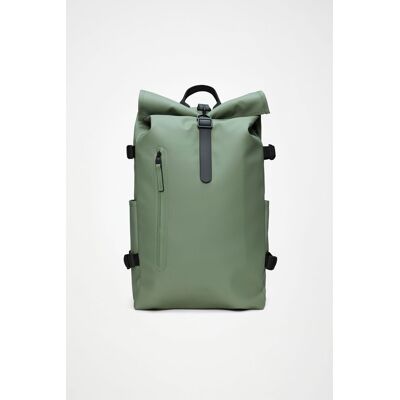 Rains unisex αδιάβροχο backpack "Rolltop Rucksack Large" - R142/14590 Πράσινο ONE SIZE Rains unisex αδιάβροχο backpack "Rolltop Rucksack Large" - R142/14590 Πράσινο ONE SIZE