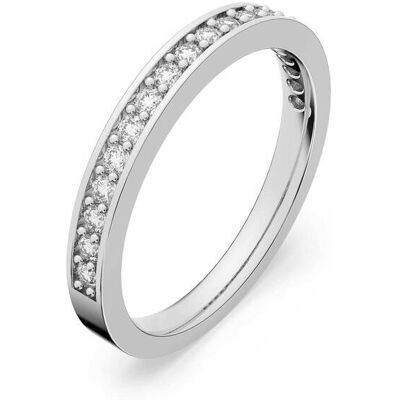Swarovski γυναικείο δαχτυλίδι λευκό, επιμετάλλωση ροδίου "Matrix" (52) - 1121066 Swarovski γυναικείο δαχτυλίδι λευκό, επιμετάλλωση ροδίου "Matrix" (52) - 1121066